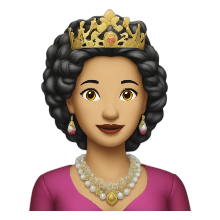 Reine de sabah sticker