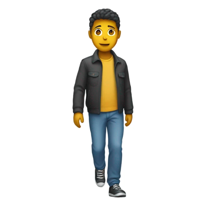 walking in front of car sticker