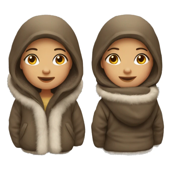 Little girl Eskimo  sticker