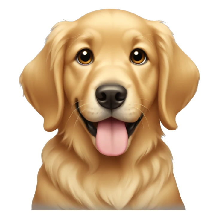 puppy golden retriever sticker