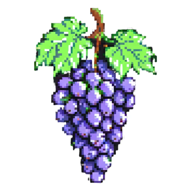 bunch of grapes sticker