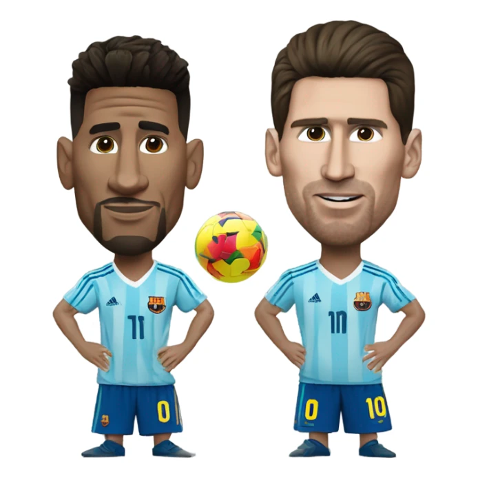 Lionel messi being better than ronaldo sticker