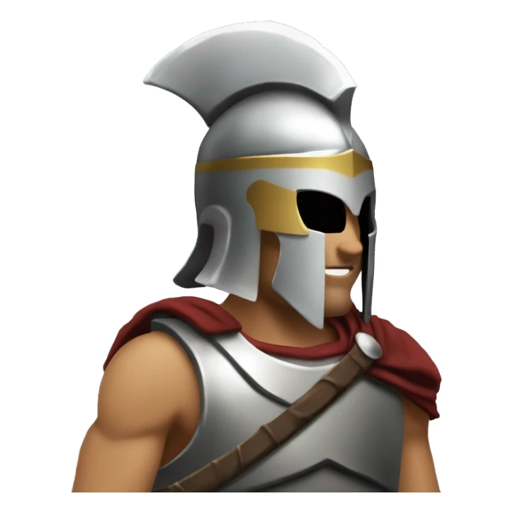 spartan warrior male rpg sticker