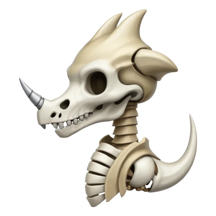 Skeletal Cubone-Marowak-Duskull-hybrid sticker