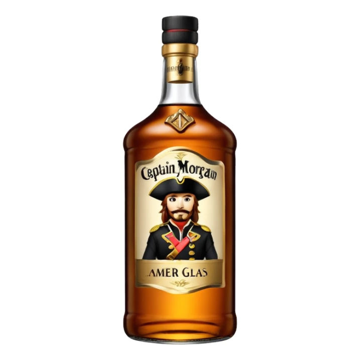 Bouteille de Captain Morgan, 1 l sticker