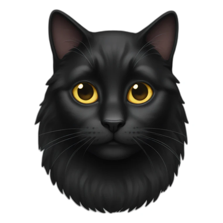 Loustic-black-cat sticker