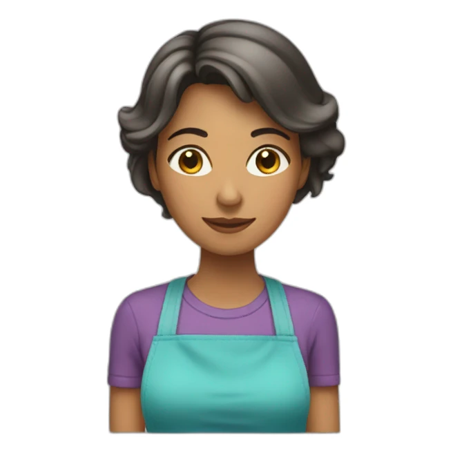 Femme qui fait la vaisselle sticker