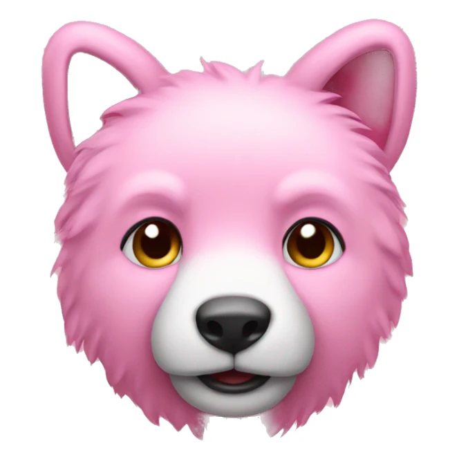 Pink animal  sticker