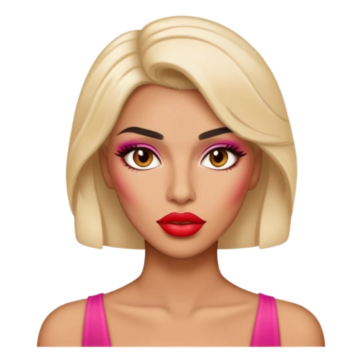 Hot trans woman with soft features sticker