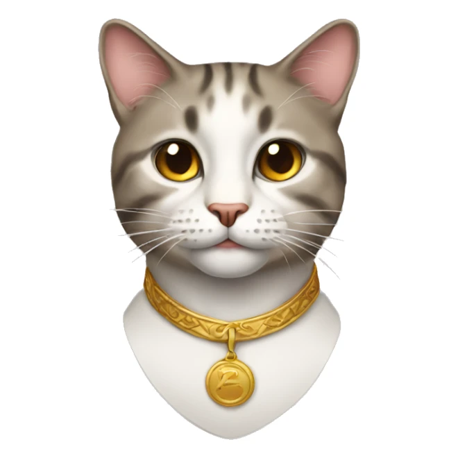 Rich cat sticker