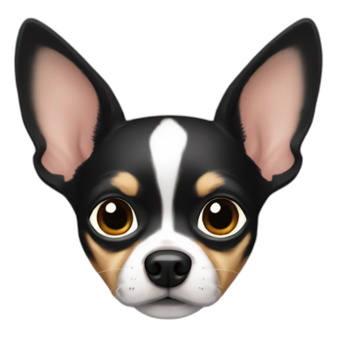 CHIHUAHUA NOIR ET MARRO sticker