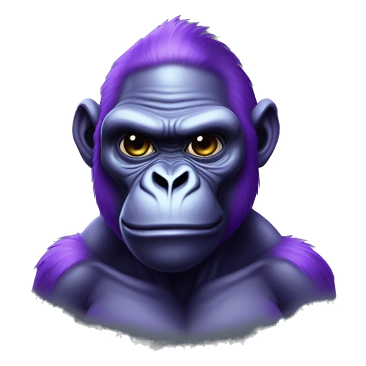 alien gorilla hybrid purple skin sticker