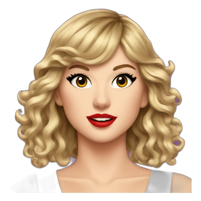 Taylor Swift during the ERAS Tour sticker