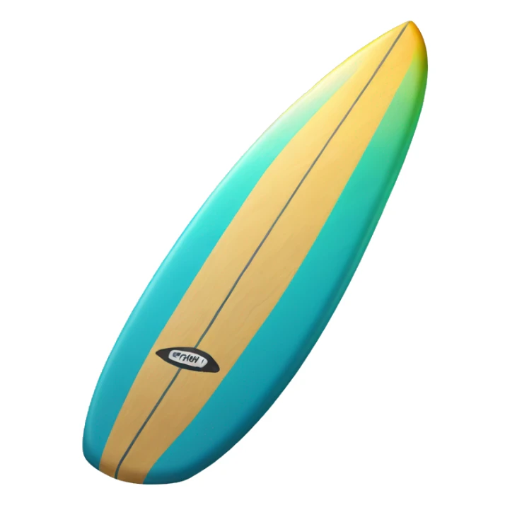 O pisica pe o placa de surf sticker