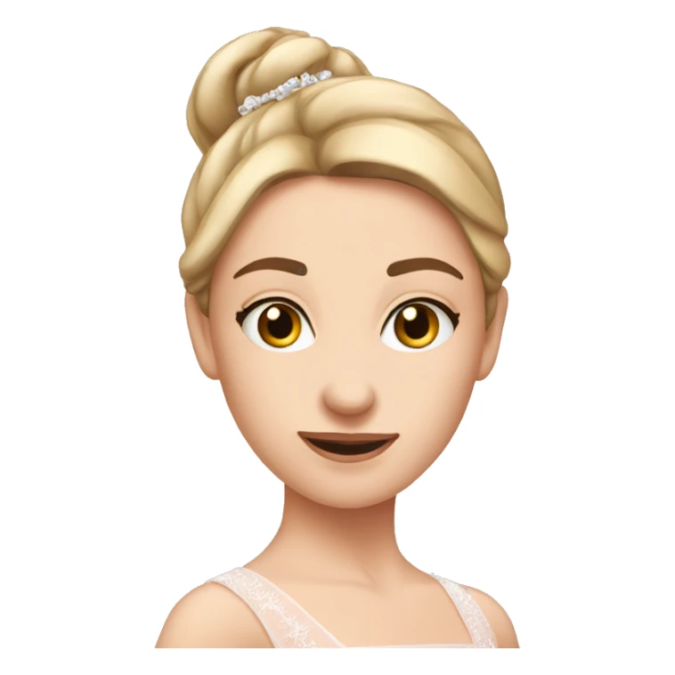 caucasian ballerina sticker