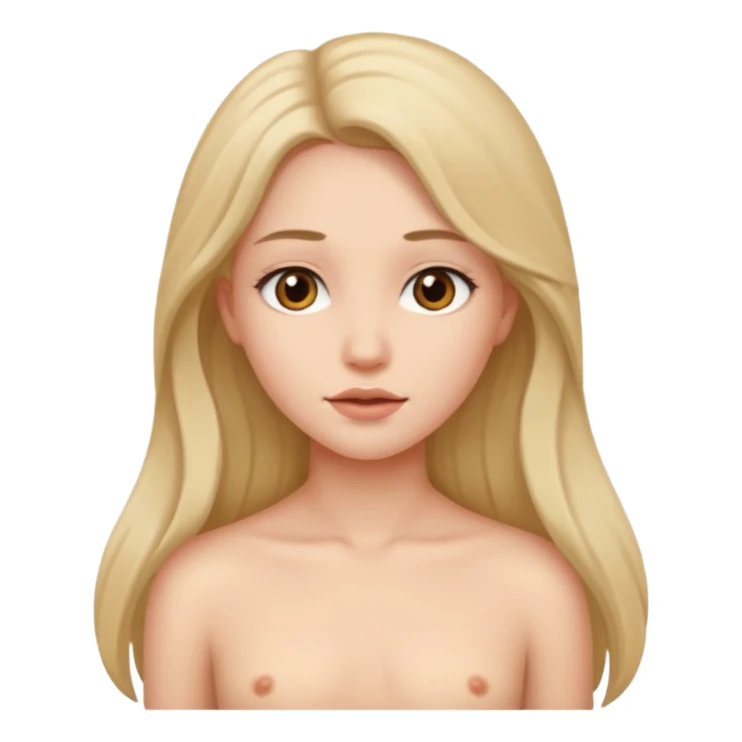 naked girl sticker