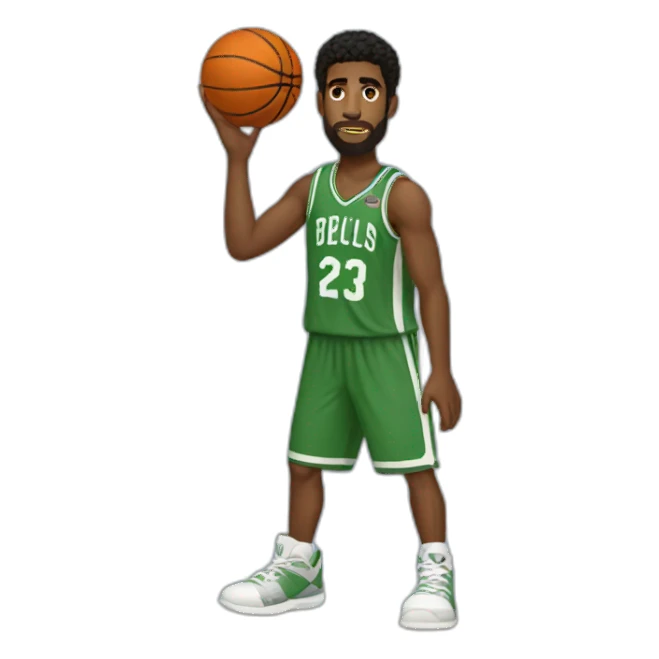 Zach Leday basketball full body sticker