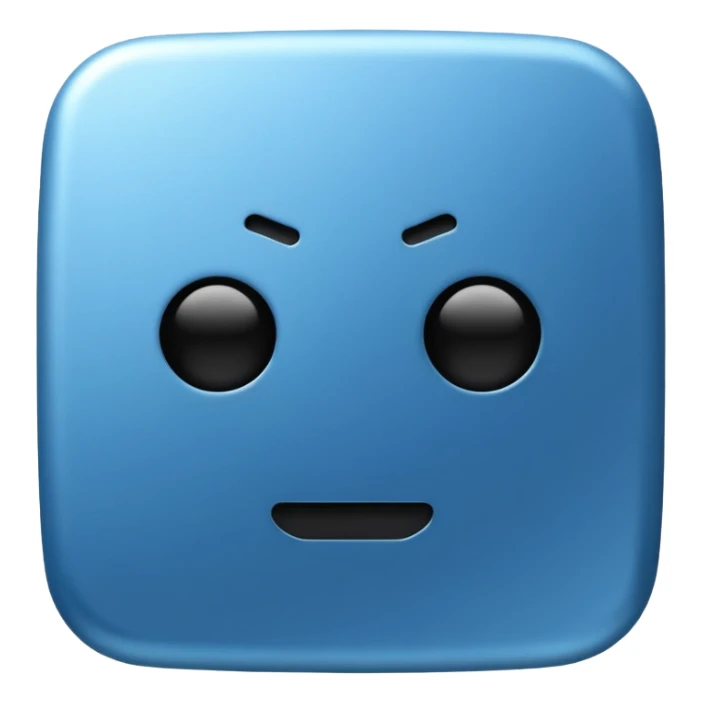 ai chip, simple design, no face, emoji style sticker