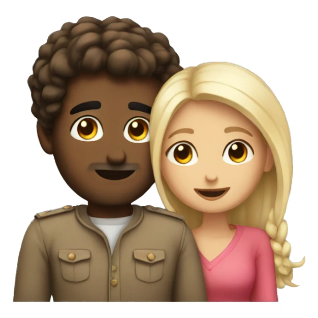 Make a couple which love each other  sticker