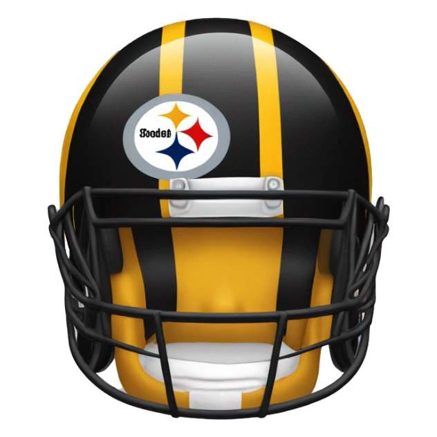 Steelers helmet sticker
