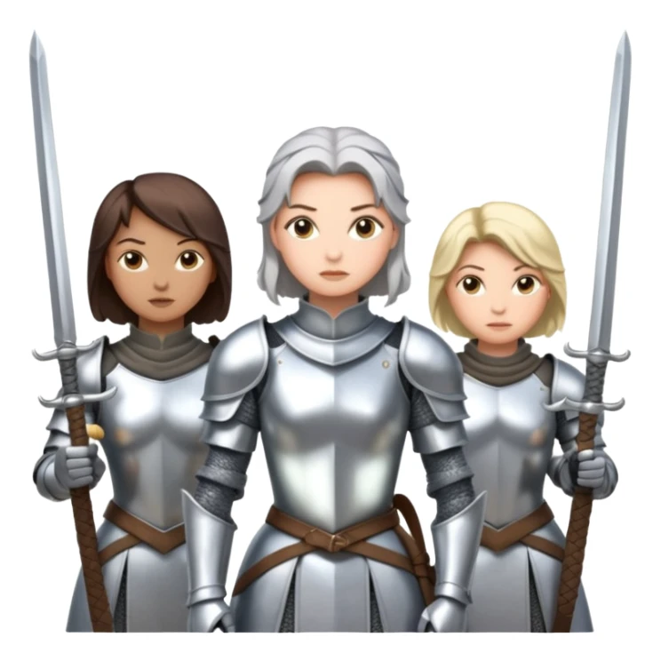women knights sticker