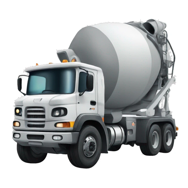 concrete-mixer truck sticker