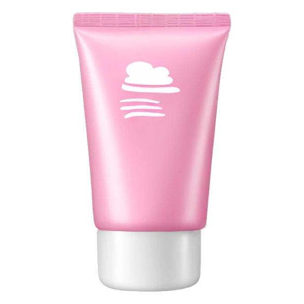 Pink hand cream sticker