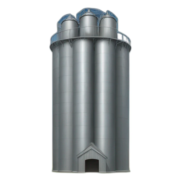 one-silo-tower-with-a-soccer-ball-either-side sticker