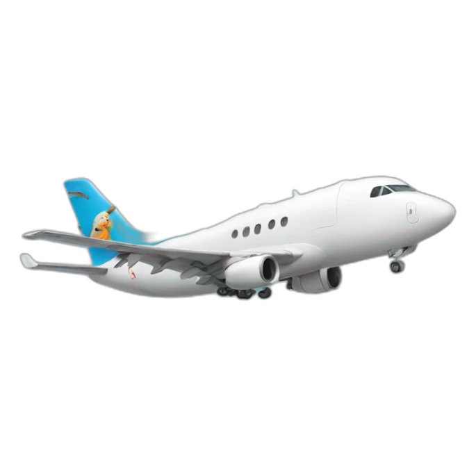plane with tattoos sticker