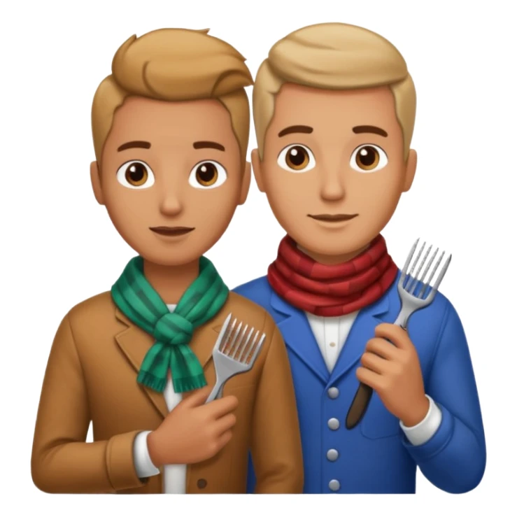 male woman barber sticker