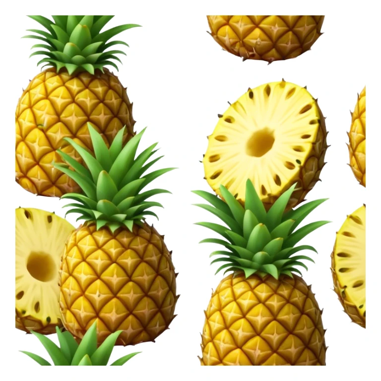 A piece of pineapple sticker
