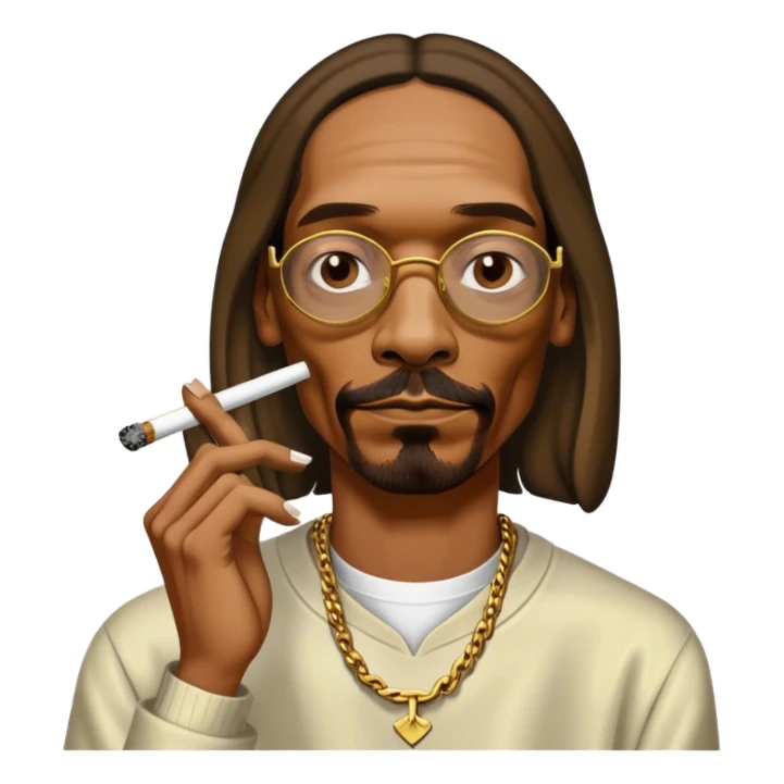 Snoop smoking sticker