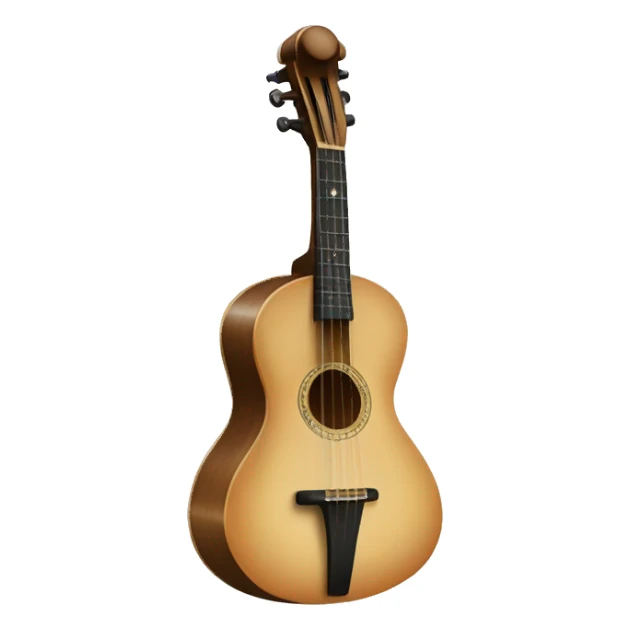 Instrumento musical pandero sticker