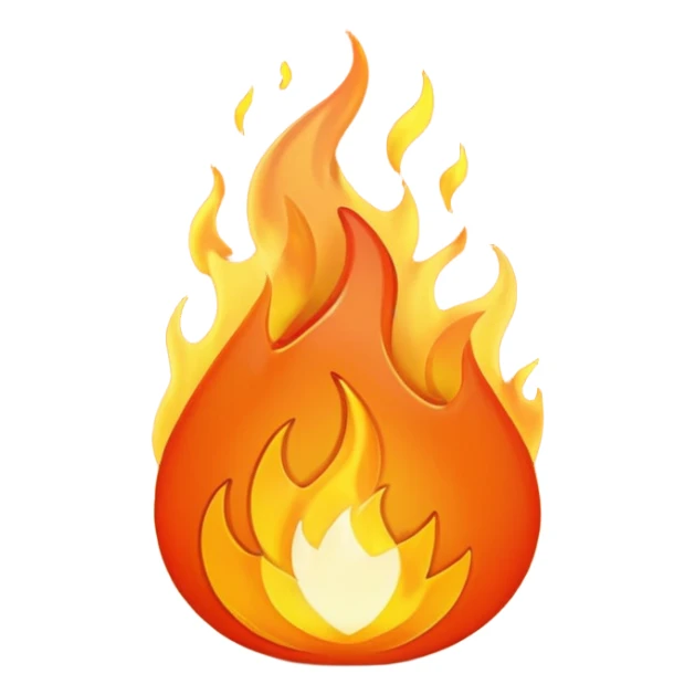 flame sticker