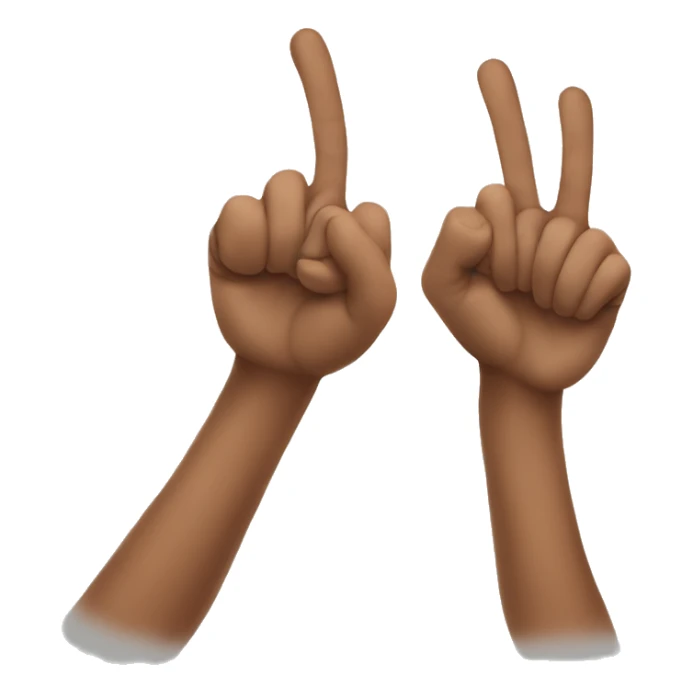 embaras emoji with finger touc sticker