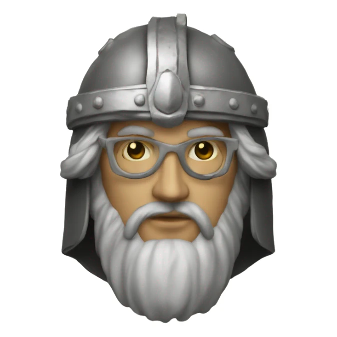 Baudoin 4 roi de Jérusalem avec un masque  sticker