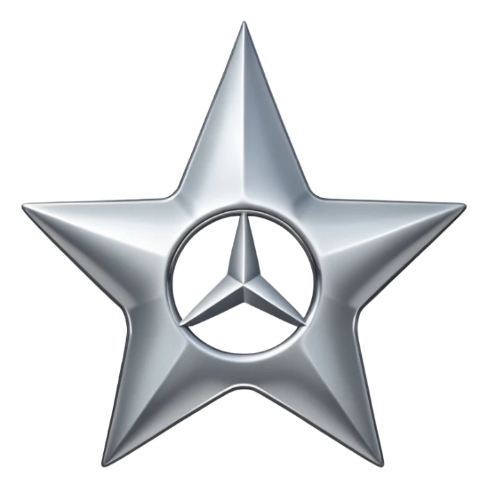 Make a Mercedes Benz logo emoji pls sticker