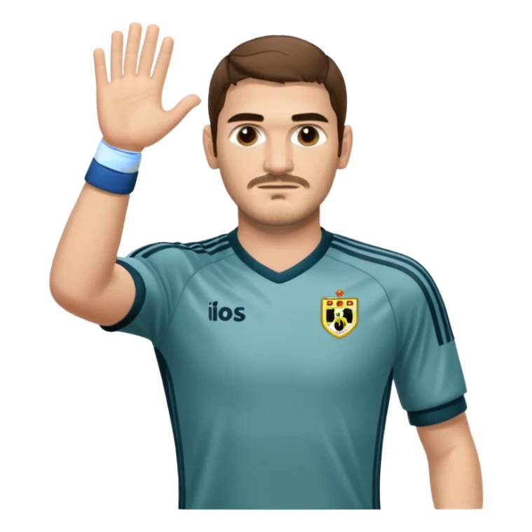 Casillas football player sticker