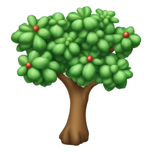 Árbol de Navidad con suculentas  sticker