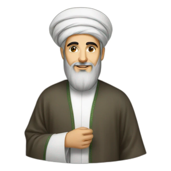 iranian imam wearing amameh sticker