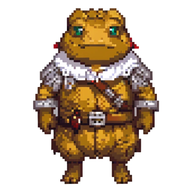 Geralt from The Witcher in a toad costume sticker