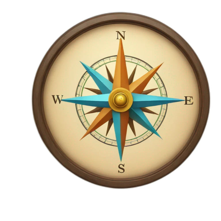 Compass book mix sticker