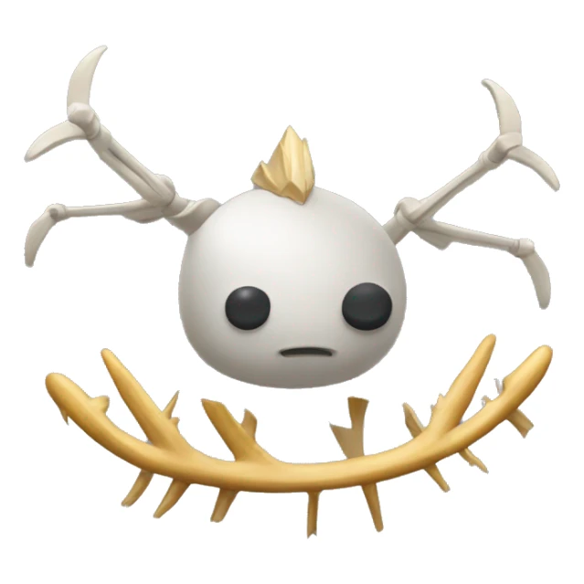 Un cabri/belier avec couronne sur la tête  sticker