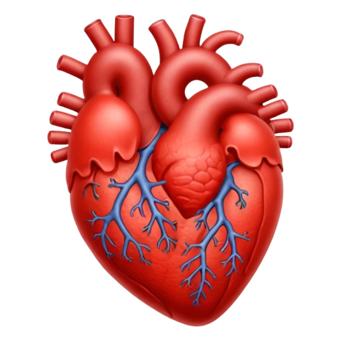 heart animal organ sticker
