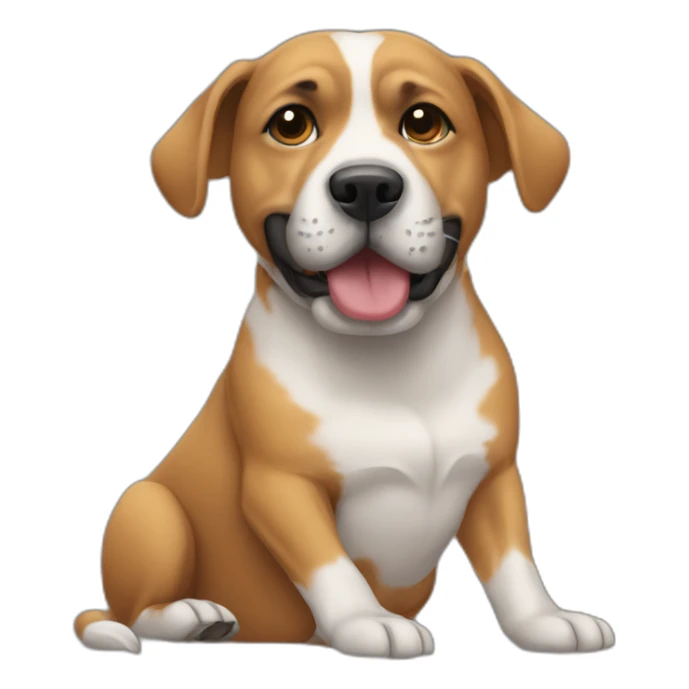 Dogs must wear a muzzle on public sticker