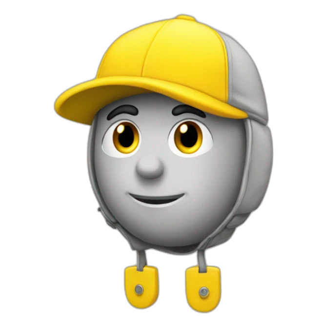 Canari-jaune-avec-une-casquette sticker