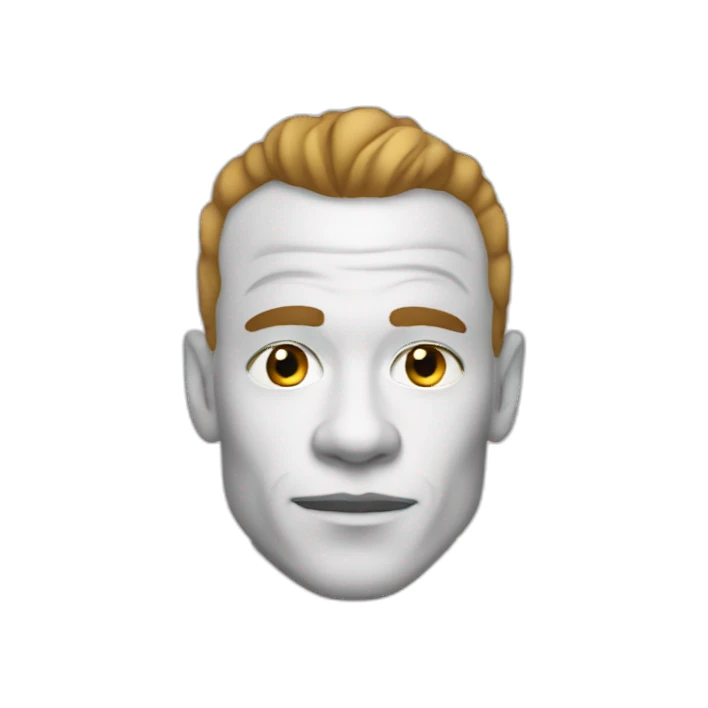 balotelli with white skin sticker