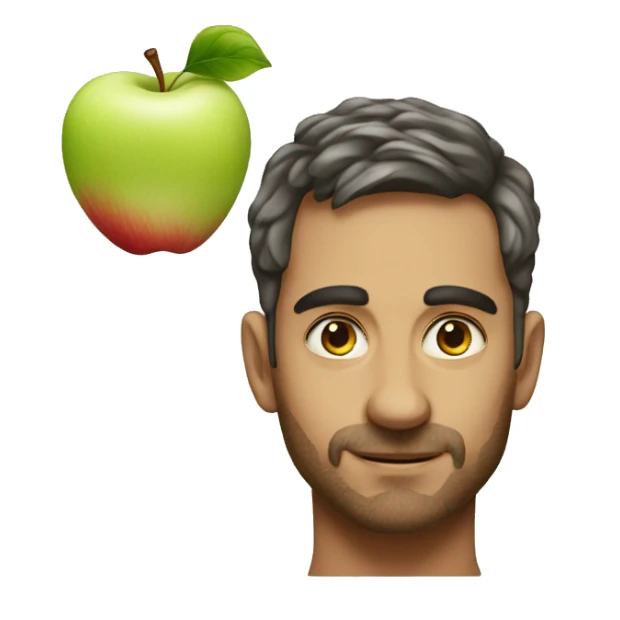 Apple of my eye sticker