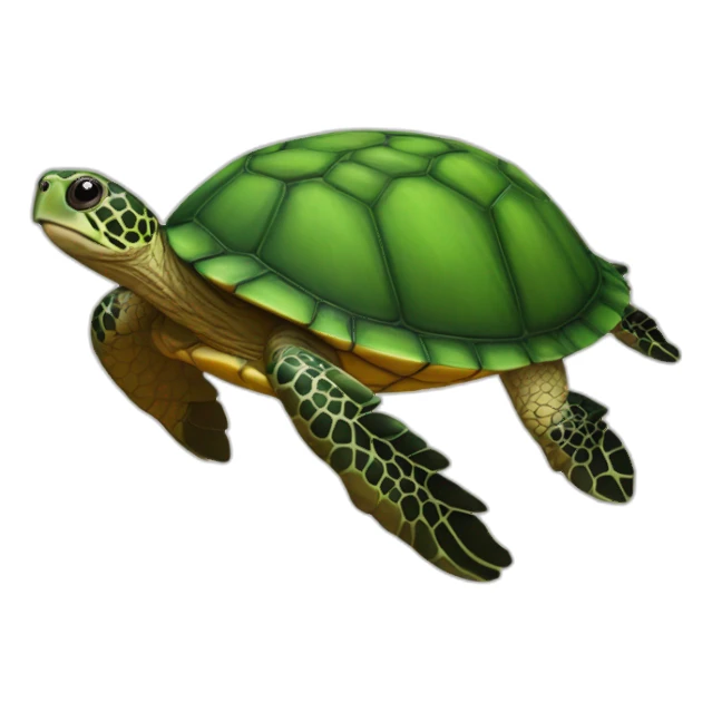Tortue sur une mouche sticker