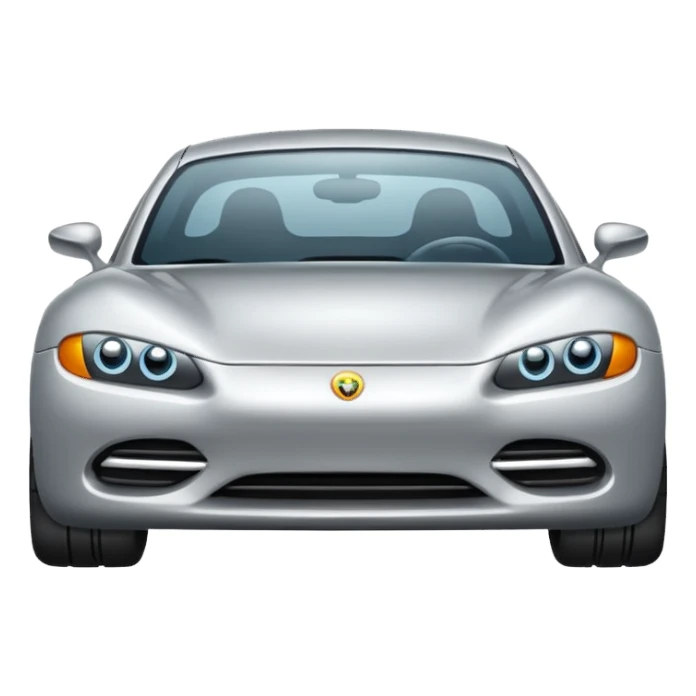 A car up view car front to display up car back to display bottom sticker